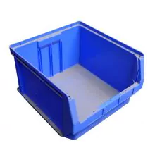 Gebruikte SSI Schaefer LF 543 magazijnbak 500x470x300 mm (lxbxh) blauw