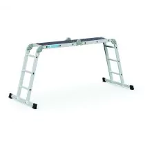 Gefelste vouwladder multifunctioneel 4-delig Zarges Multitec M 2x3+2x5 treden