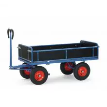 Handtrekwagen met houten wanden 1600x900x1200 mm (lxbxh) 1000 kg