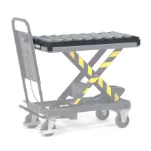 Rollenbaan voor heftafel 500 kg 1010x520 mm (lxb) met opzetraam