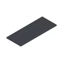 Legbord voor draaideurkast 1800x800x380 (hxbxd) zwart
