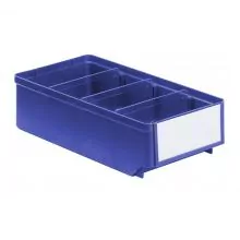 Magazijnbak, magazijnstellingbak RK 300x152x83 mm (lxbxh) blauw