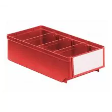 Magazijnbak, magazijnstellingbak RK 300x152x83 mm (lxbxh) rood