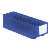 Magazijnbak, magazijnstellingbak RK 300x93x83 mm (lxbxh) blauw