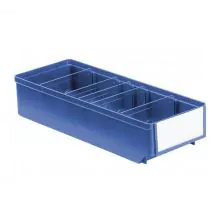 Magazijnbak, magazijnstellingbak RK 400x152x83 mm (lxbxh) blauw