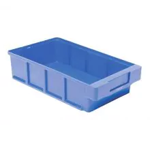 Magazijnbak, magazijnstellingbak VKB 300x186x83 mm (lxbxh) blauw