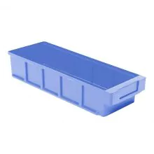 Magazijnbak, magazijnstellingbak VKB 400x152x83 mm (lxbxh) blauw