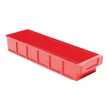 Magazijnbak, magazijnstellingbak VKB 500x152x83 mm (lxbxh) rood