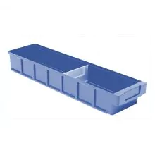 Magazijnbak, magazijnstellingbak VKB 600x152x83 mm (lxbxh) blauw