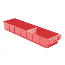 Magazijnbak, magazijnstellingbak VKB 600x152x83 mm (lxbxh) rood