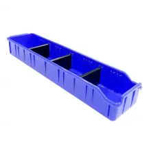 Magazijnbak PSB 3 blauw 415x100x60 mm (lxbxh) blauw