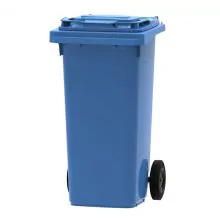 Afvalcontainer, mobiele rolcontainer 120 liter blauw