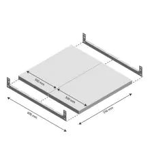 Niveau Legbord Light Duty 550x600mm (bxd)