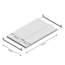 Niveau Legbord Light Duty 850x500mm (bxd)