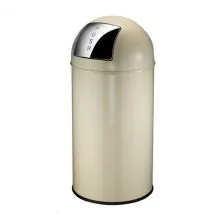 Pushcan afvalbakken EKO 40 liter creme