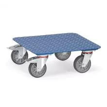 Rolplateau 400 kg 500x500 met geruit stalen platform