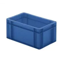 Stapelbare transportkrat TK0 300x200x145 mm (lxbxh) blauw