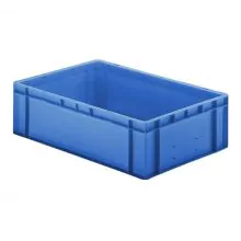 Stapelbare transportkrat TK0 600x400x175 mm (lxbxh) blauw