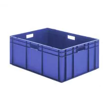 Stapelbare transportkrat TK0 800x600x320 mm (lxbxh) blauw