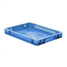 Stapelbare transportkrat TK2 400x300x50 mm (lxbxh) blauw