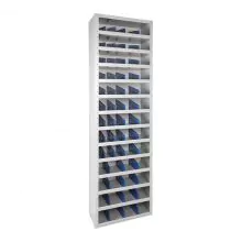 Vakkenkast 1980x600x300 mm (hxbxd) grijs