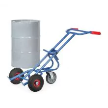 Vatensteekwagen 300 kg 1600 mm met rubberbanden en steun- zwenkwiel