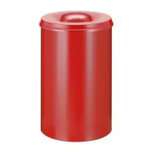 Vlamdovende papierbak 110 liter rood