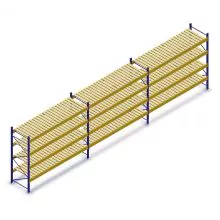 Voordeelrij gebruikte Esmena grootvakstelling 2250x11200x1100 mm (hxbxd) 4 niveaus
