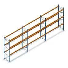 Voordeelrij gebruikte JH MPB palletstelling 4000x10240x1100 mm (hxbxd) 3 niveaus