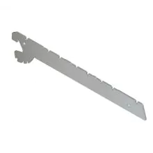 Winkelstelling dragers 370 mm per stuk RAL9006