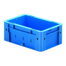 Zware stapelbare transportkrat VTK0 300x200x120 mm (lxbxh) blauw