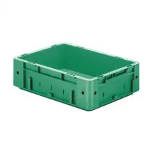 Zware stapelbare transportkrat VTK0 400x300x120 mm (lxbxh) groen