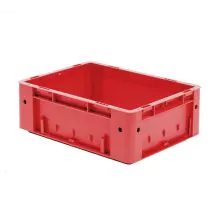 Zware stapelbare transportkrat VTK0 400x300x145 mm (lxbxh) rood