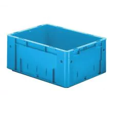 Zware stapelbare transportkrat VTK0 400x300x175 mm (lxbxh) blauw