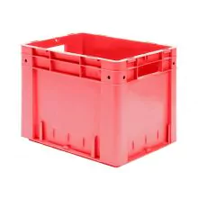 Zware stapelbare transportkrat VTK0 400x320x320 mm (lxbxh) rood