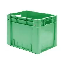 Zware stapelbare transportkrat VTK0 400x320x320 mm (lxbxh) groen