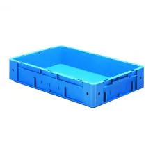 Zware stapelbare transportkrat VTK0 600x400x120 mm (lxbxh) blauw