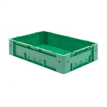 Zware stapelbare transportkrat VTK0 600x400x145 mm (lxbxh) groen