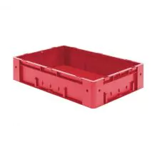 Zware stapelbare transportkrat VTK0 600x400x145 mm (lxbxh) rood