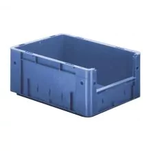 Zware stapelbare transportkrat VTK4 400x300x175 mm (lxbxh) blauw