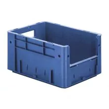 Zware stapelbare transportkrat VTK4 400x300x210 mm (lxbxh) blauw