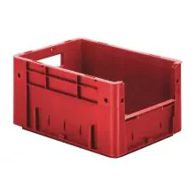 Zware stapelbare transportkrat VTK4 400x300x210 mm (lxbxh) rood