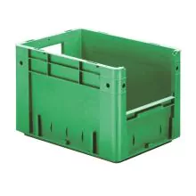 Zware stapelbare transportkrat VTK4 400x300x270 mm (lxbxh) groen