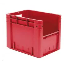 Zware stapelbare transportkrat VTK4 400x300x320 mm (lxbxh) rood