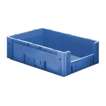 Zware stapelbare transportkrat VTK4 600x400x175 mm (lxbxh) blauw