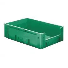 Zware stapelbare transportkrat VTK4 600x400x175 mm (lxbxh) groen