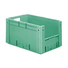 Zware stapelbare transportkrat VTK4 600x400x320 mm (lxbxh) groen