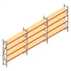 Voordeelrij grootvakstelling AR 2000x8300x400 mm (hxbxd) 4 niveaus