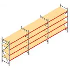 Voordeelrij grootvakstelling AR 2000x6950x800 mm (hxbxd) 4 niveaus