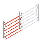Bandenstelling grootvak AR 2250x2250x400mm (hxbxd) 3 niveaus beginsectie